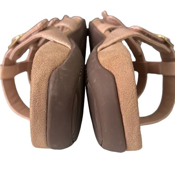 Vionic Misa Rose Gold Triple Adjustable Slip On Sandals Size 7 - Picture 8 of 11